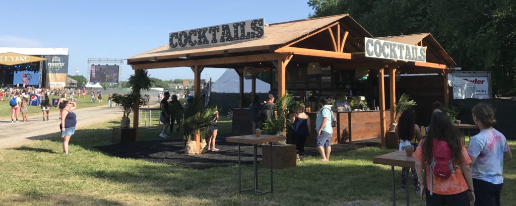 Red Bull's signature cocktail bar at Firefly 2017